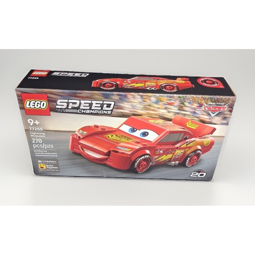 Lego 77255 Speed Champions Disney Pixar Cars Lightning McQueen 270pcs Sealed!